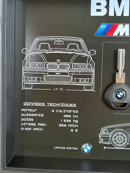 Rahmen mit Zierschlüssel BMW M3 E92