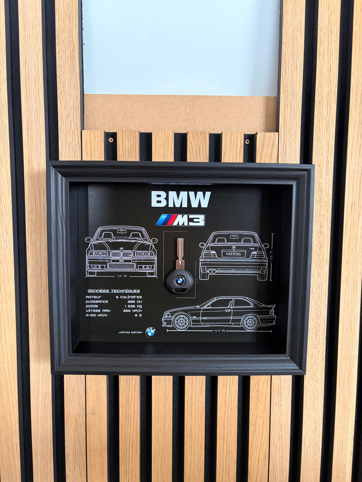 Rahmen mit Zierschlüssel BMW M3 E92