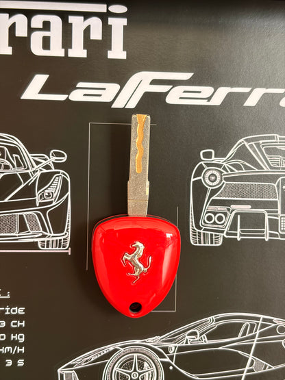 Cadre avec Clé Décorative de La Ferrari