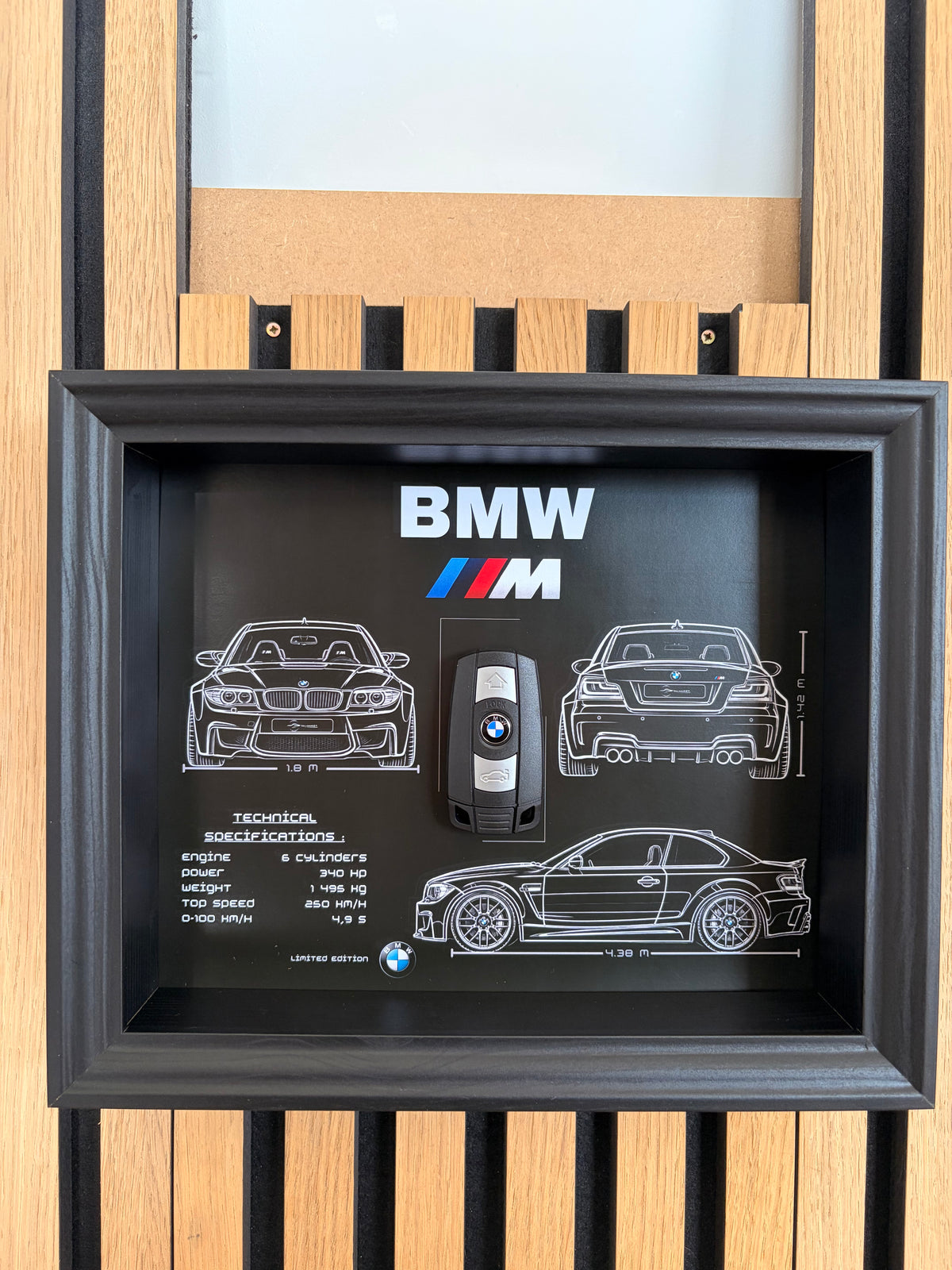 Rahmen mit Zierschlüssel BMW M3 E92