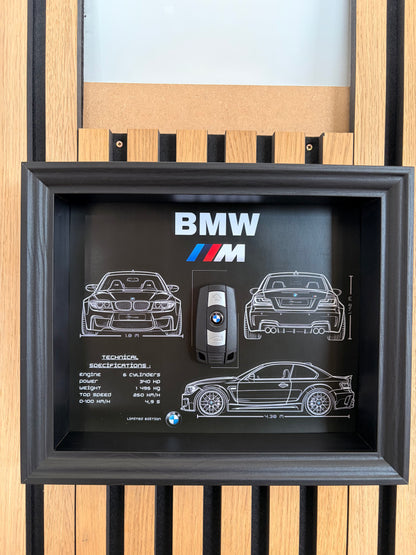 Rahmen mit Zierschlüssel BMW M3 E92