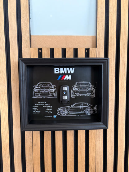 Rahmen mit Zierschlüssel BMW M3 E92