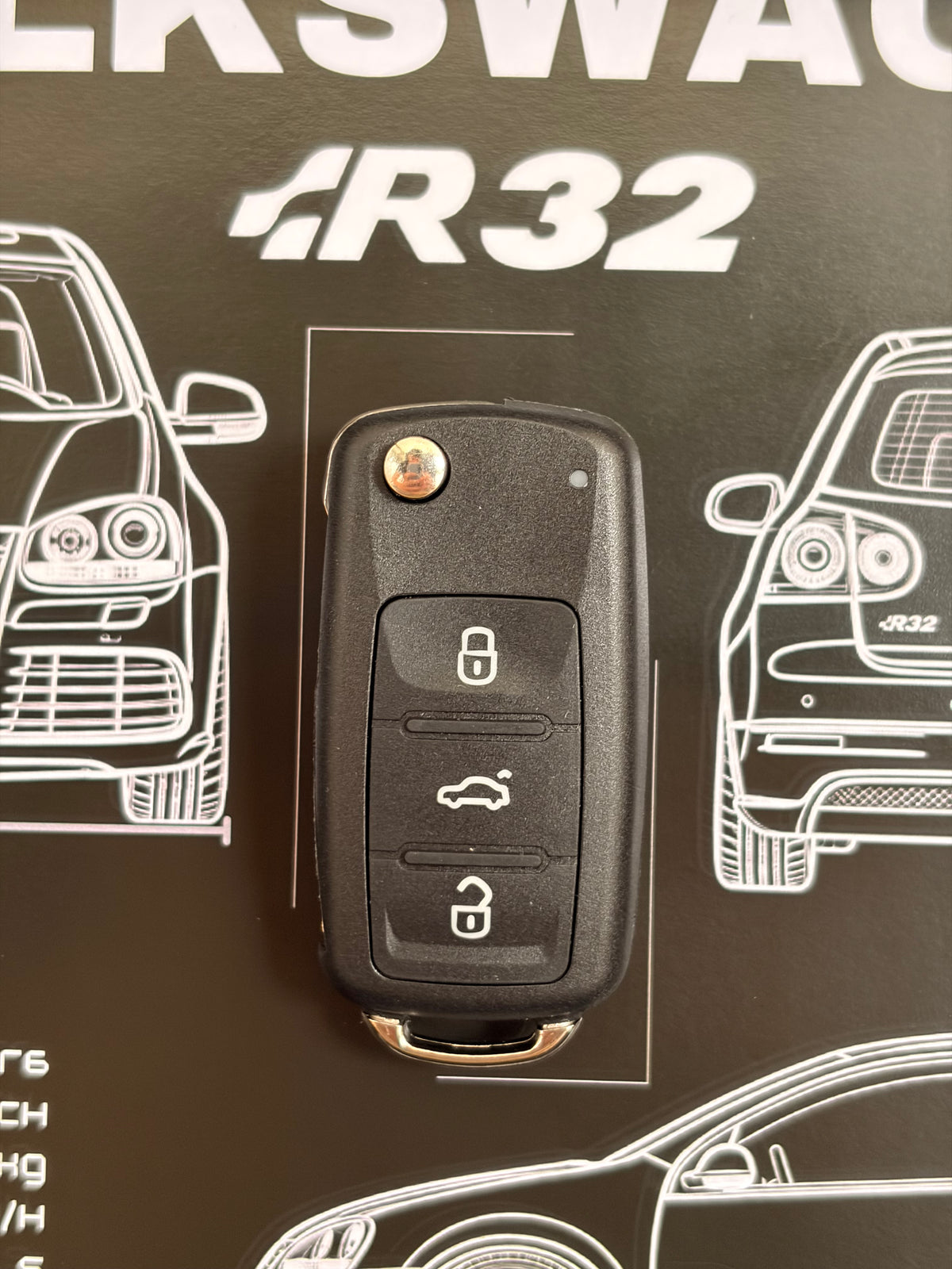 Cadre avec clé décorative de Golf 5 R32