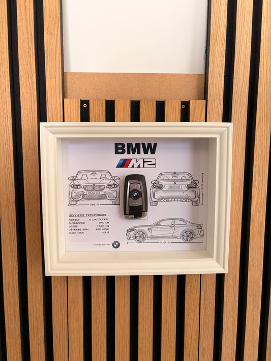 Cadre avec clé décorative de BMW M2 F87