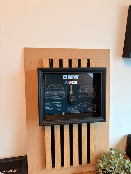Cadre avec clé décorative de BMW M3 E46