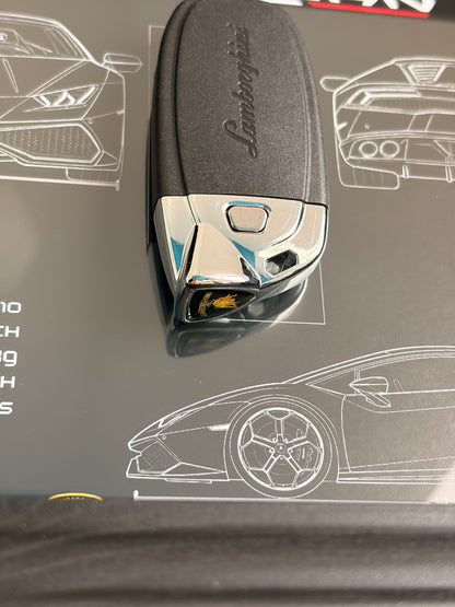 Cadre avec clé décorative de Lamborghini Huracan