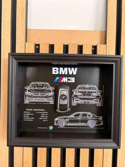 Rahmen mit Zierschlüssel BMW M3 E92