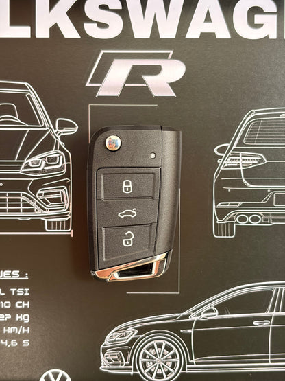 Cadre avec clé décorative de Golf 7R