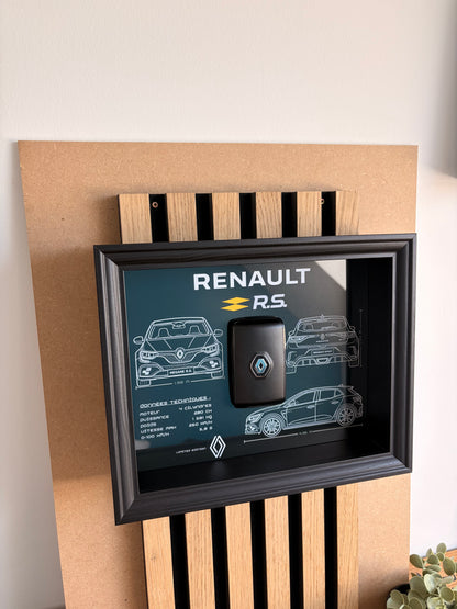 Cadre avec clé décorative de Renault Megane 4 RS