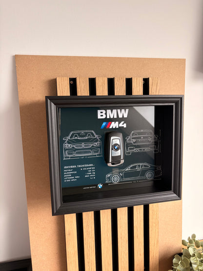 Cadre avec clé décorative de BMW M4 F82