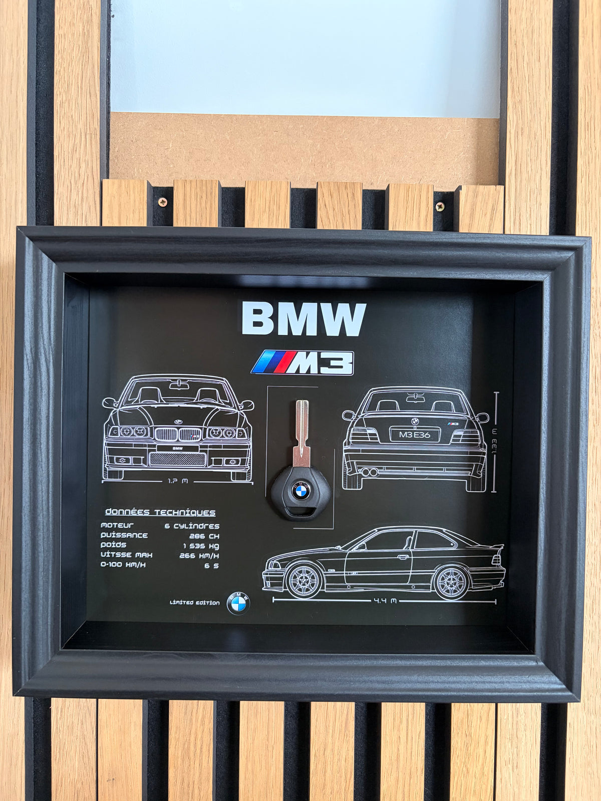 Rahmen mit Zierschlüssel BMW M3 E92