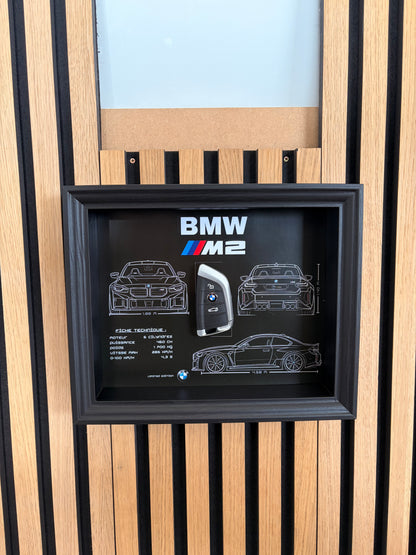 Cadre avec clé décorative de BMW M2 G87