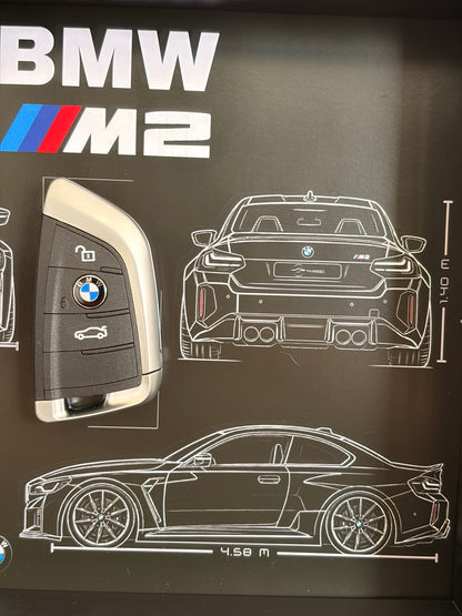Cadre avec clé décorative de BMW M2 G87