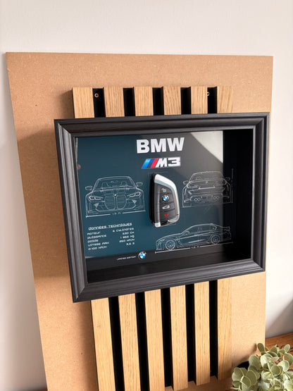 Cadre avec clé décorative de BMW M3 G80