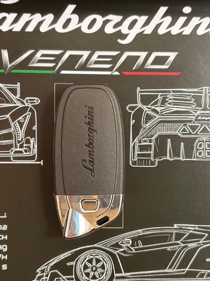 Cadre avec clé décorative de Lamborghini Veneno