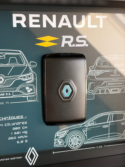 Cadre avec clé décorative de Renault Megane 4 RS