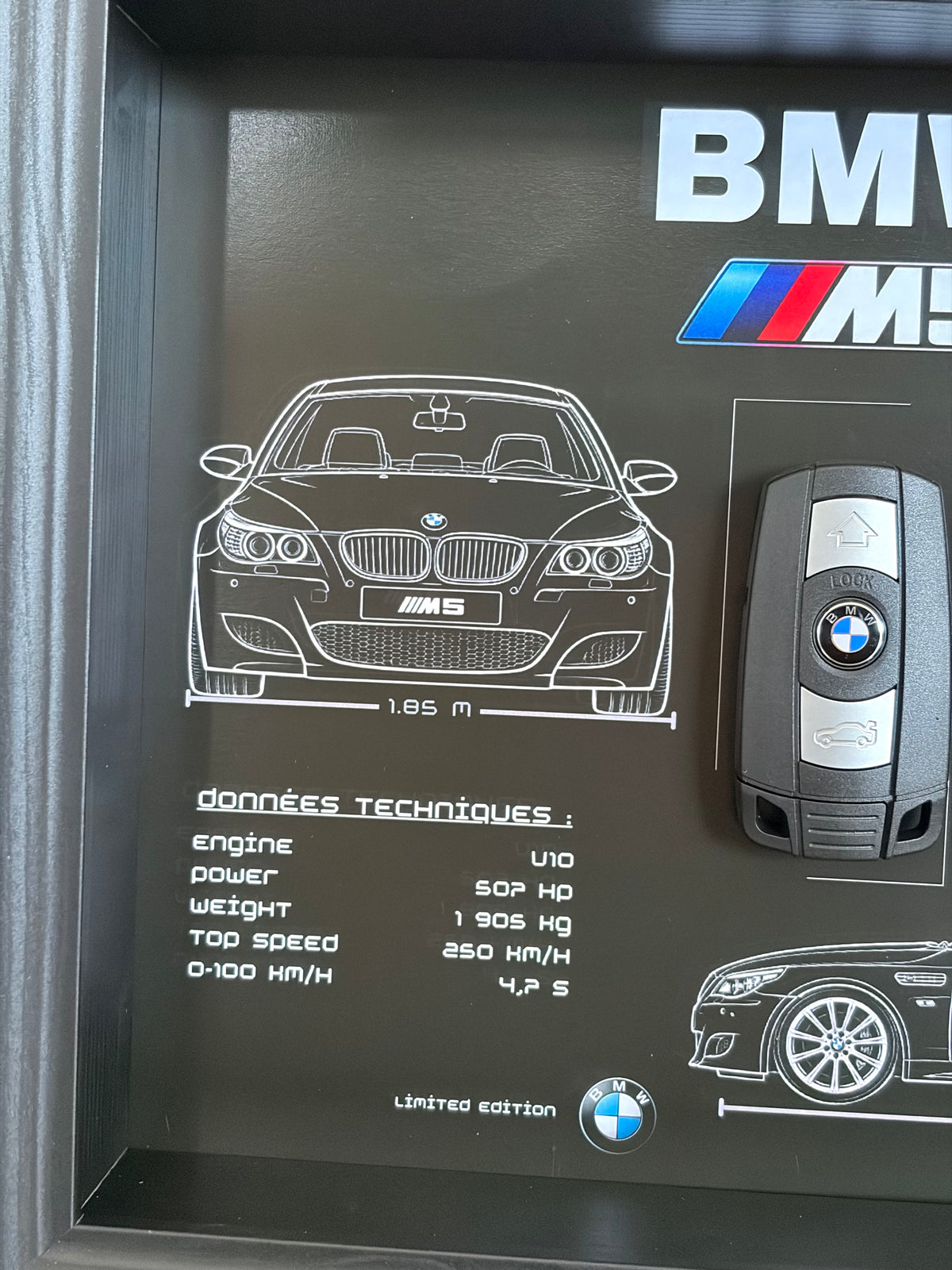 Rahmen mit Zierschlüssel BMW M3 E92