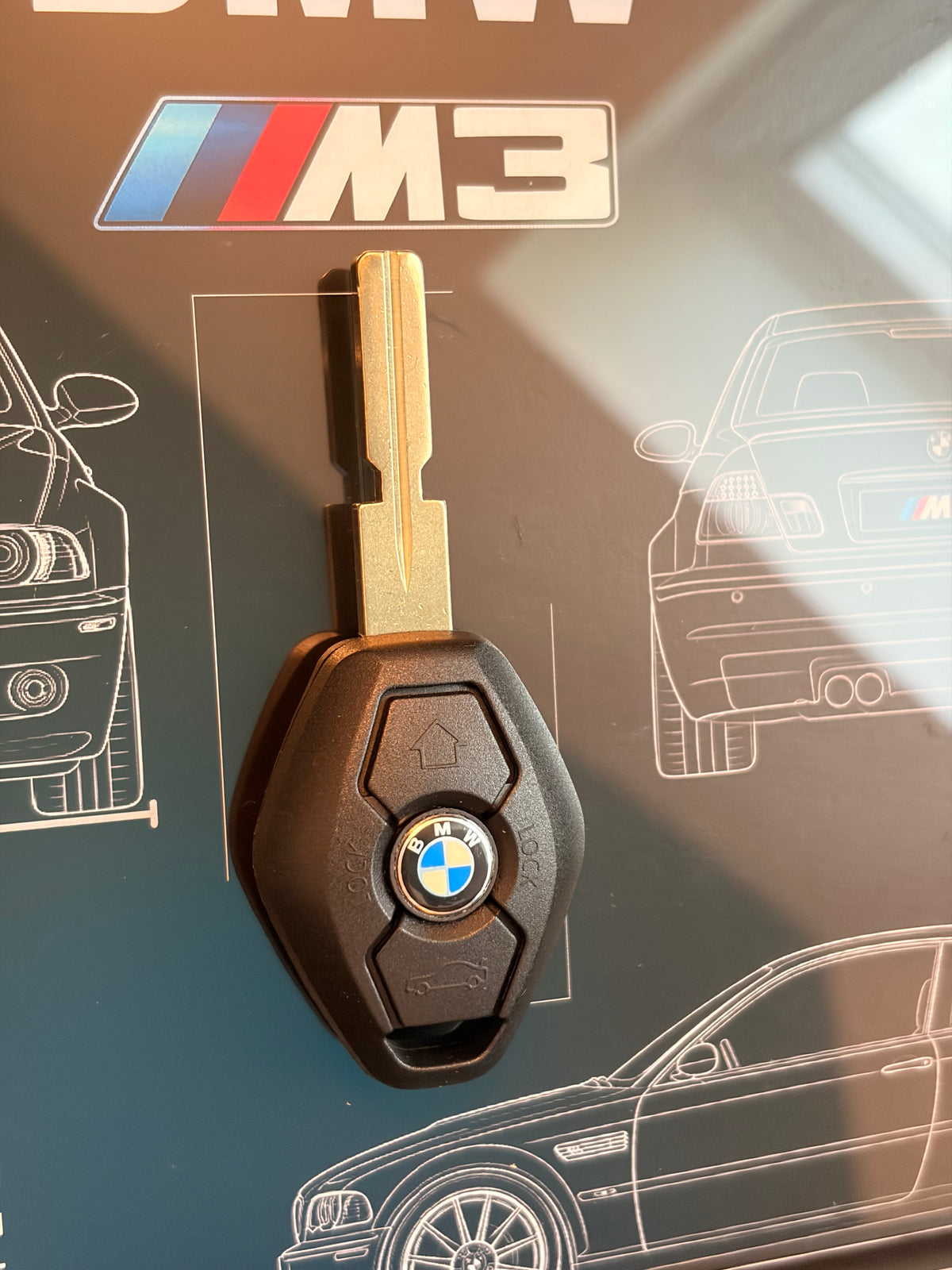 Cadre avec clé décorative de BMW M3 E46