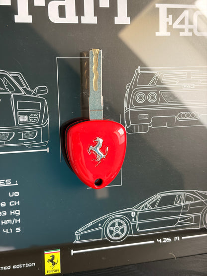 Cadre avec Clé Décorative de Ferrari F40