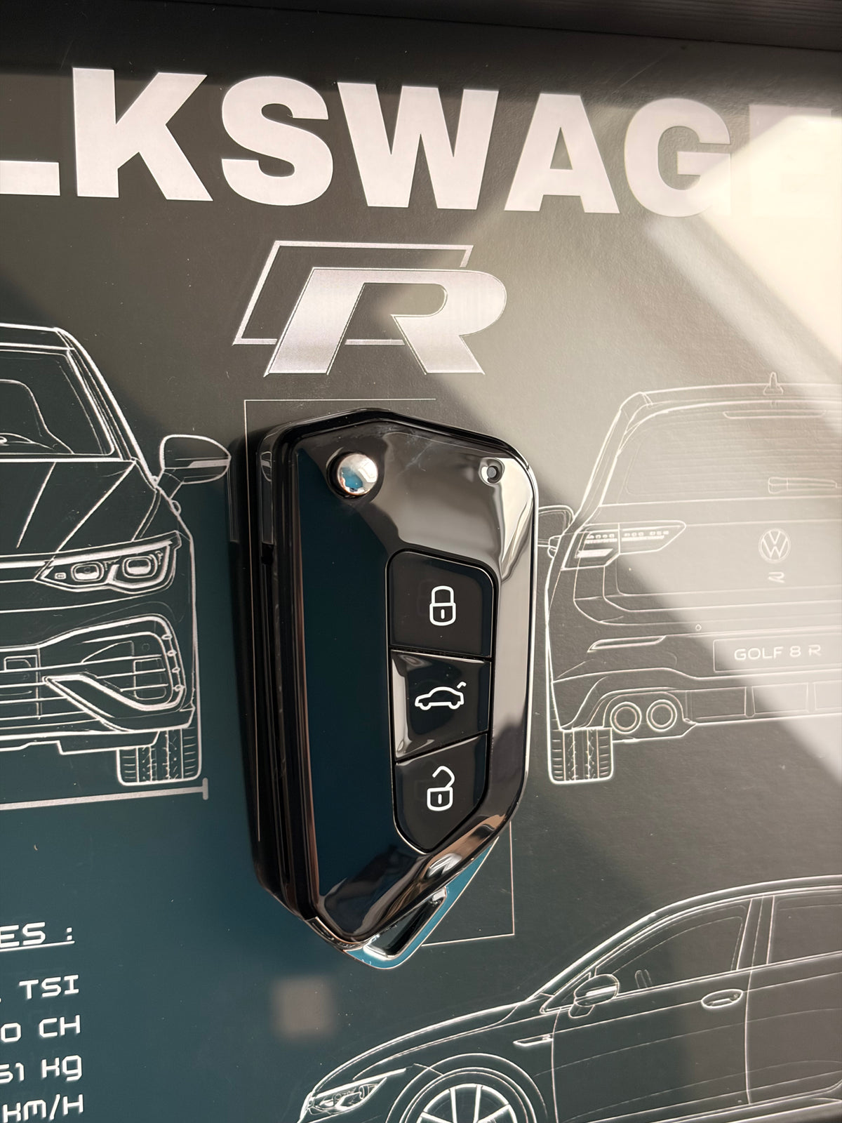 Cadre avec clé décorative de Golf 8R