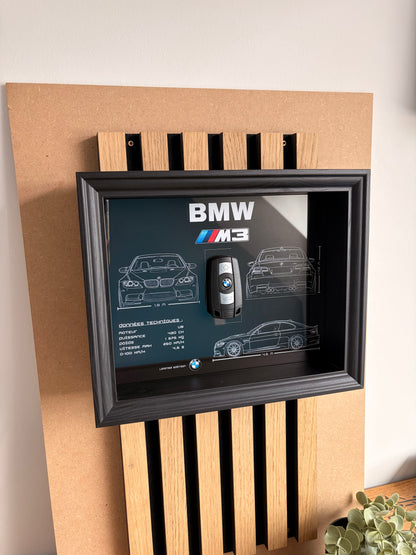 Cadre avec clé décorative de BMW M3 E92