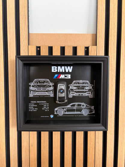 Rahmen mit Zierschlüssel BMW M3 E92