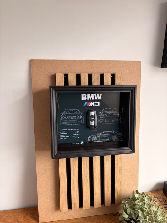 Cadre avec clé décorative de BMW M3 E92