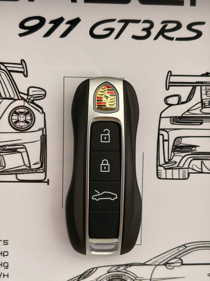 Cadre avec clé décorative de Porsche 911 GT3 RS