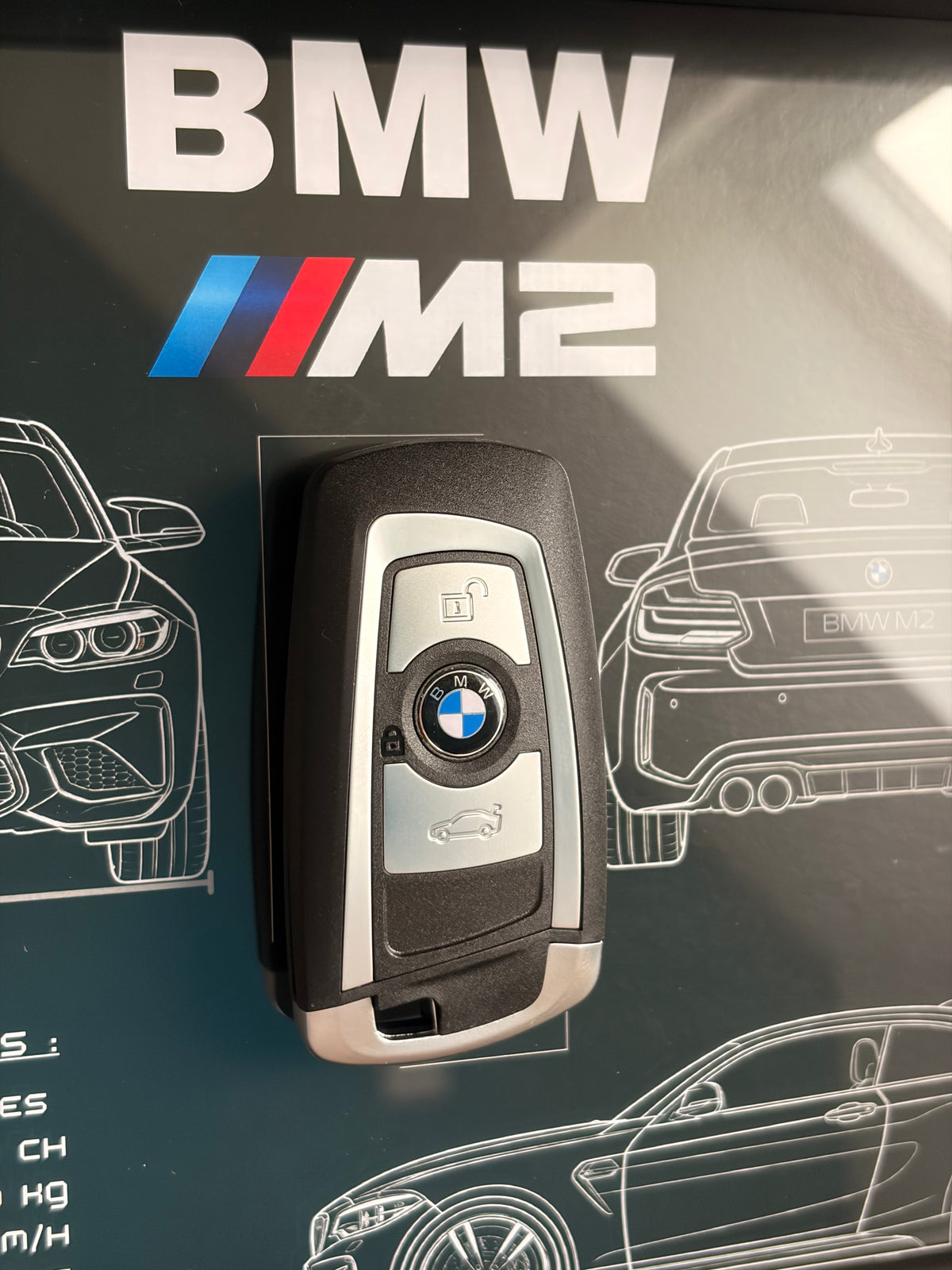Cadre avec clé décorative de BMW M2 F87