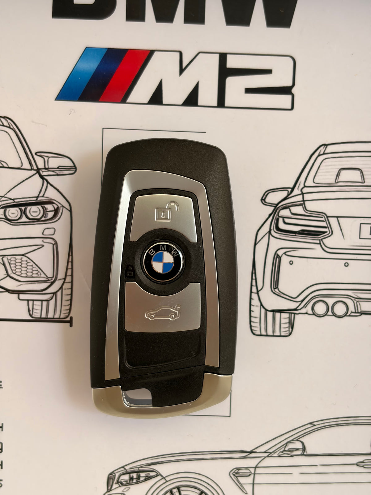 Cadre avec clé décorative de BMW M2 F87