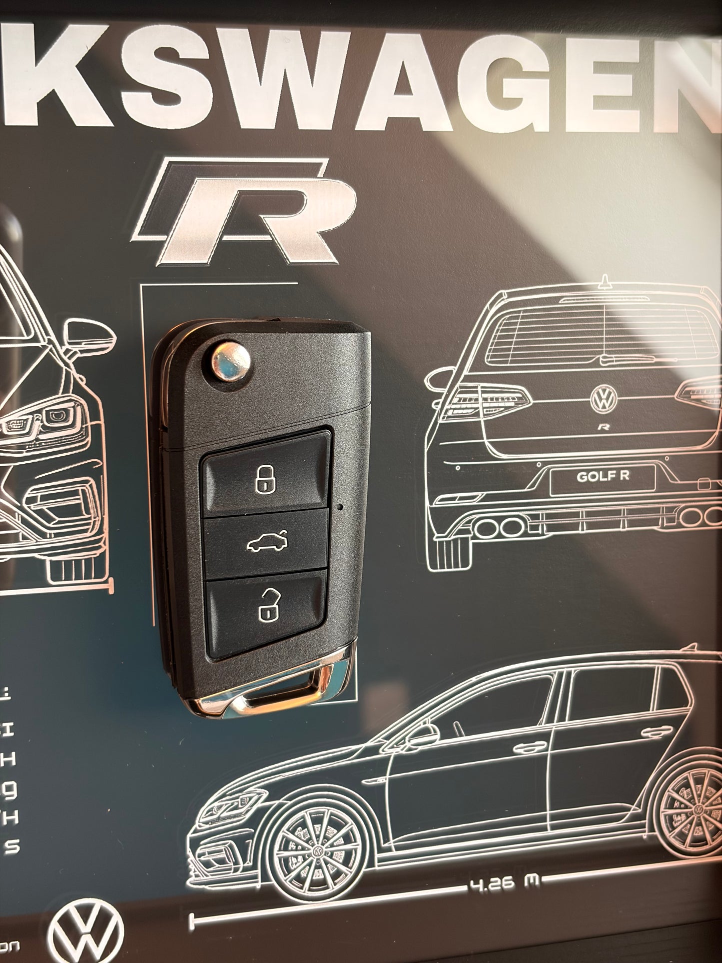 Cadre avec clé décorative de Golf 7R