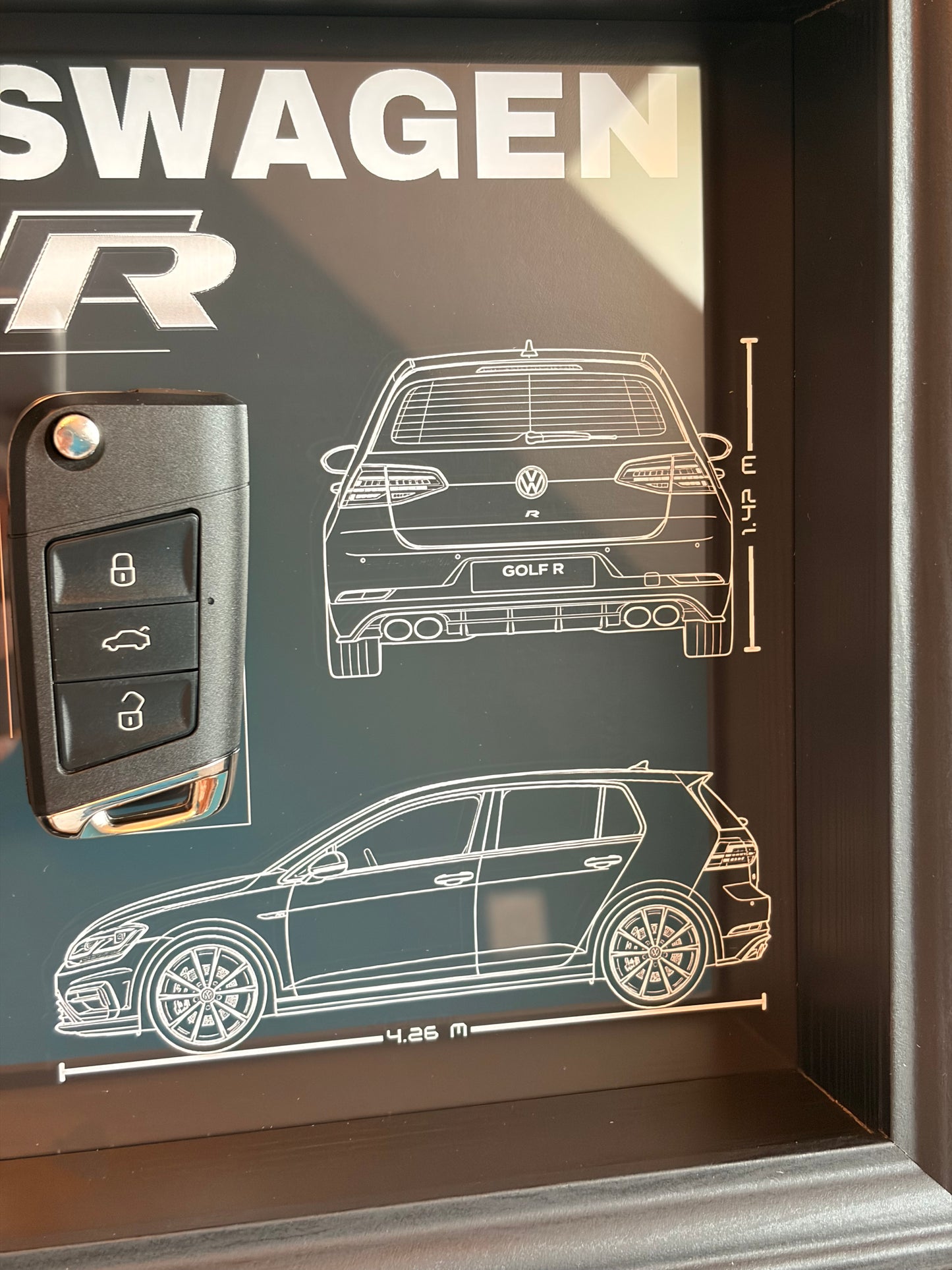 Cadre avec clé décorative de Golf 7R